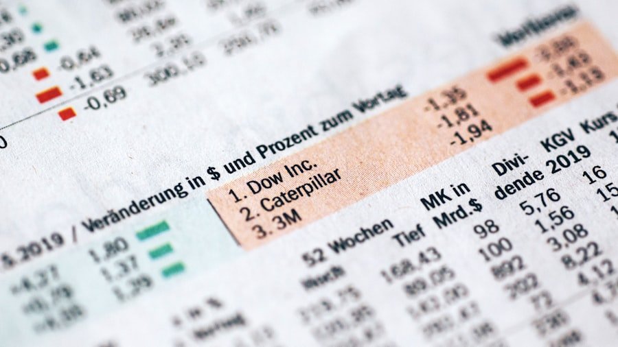Cost breakdown spreadsheet
