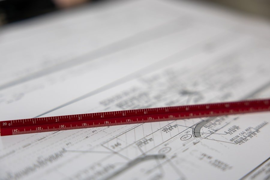 Contractor reviewing analytics
